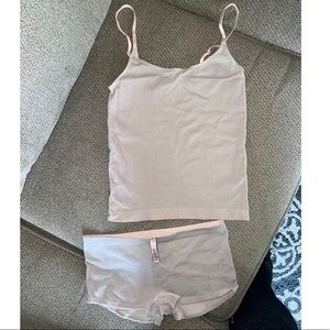 Victorias Secret seamless boy short cami set